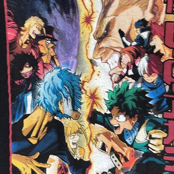 Anime Tee MHA Small Black - Picture 3 of 7